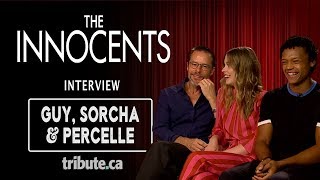 Sorcha Groundsell Percelle Ascott amp Guy Pearce  The Innocents Interview [upl. by Carin]