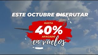 Oferta de Vuelos de Octubre en Tiquetes De Vuelos México [upl. by Ielerol]