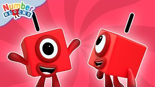 One  Full Episode  S1 E1  Numberblocks Level 1  Red 🔴 [upl. by Marilin]