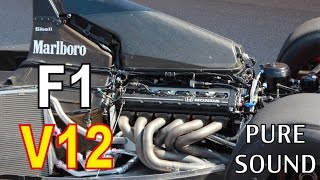 F1 V12 Start Engine Sound Compilation HONDA FERRARI LOTUS [upl. by April]