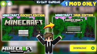 1 MOD TURN YOUR MCPE INTO JAVA EDITION  BEST ADDON TO CONVERT MINECRAFT PE INTO JAVA EDITION [upl. by Nellek]