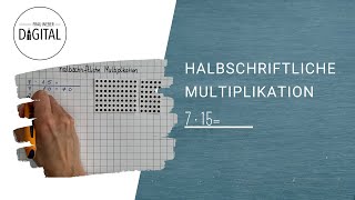 Halbschriftliche Multiplikation inkl Arbeitsblatt [upl. by Yralam]