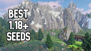 Minecraft 118 Seeds  5 Awesome Mountain Seeds [upl. by Frank]