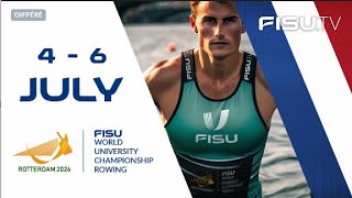 Race 202 303 W 4 Repechage 2024 FISU World University Rowing Championsip [upl. by Vod]