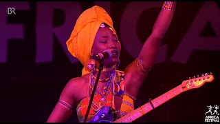 Fatoumata Diawara in Concert  30th Africa Festival Würzburg 2018 [upl. by Cul610]