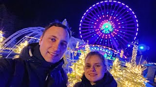 Untamed Goliath amp Co bei NACHT fahren  Walibi Holland Bright Nights Vlog 2023 [upl. by Flavius708]