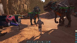 Tameando metralletas Velonasaurios  Ark extinction Cap 5 [upl. by Wennerholn266]