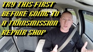 Ford Quick Tips 66 Harsh Shifting Transmission Fix [upl. by Tnomad436]