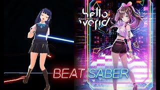 Beat Saber Kizuna AI  AIAIAI feat Yasutaka Nakata EXPERT [upl. by Bartie502]