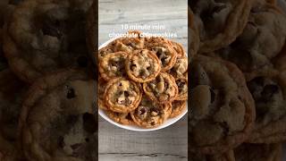 10 minute chocolate chip cookies easyrecipe cookies [upl. by Eenrahc957]