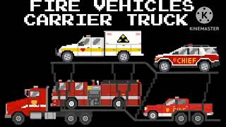 fire vehicles carrier truck [upl. by Magavern43]