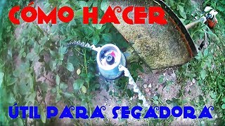 Cadena de corte para segadora STIHL NO MÁS HILO Chainsaw trimmer [upl. by Spector]