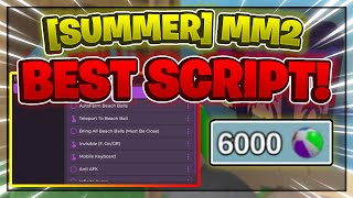 SUMMER Murder Mystery 2 Script GUI  Hack INSTANT BEACH BALLS AUTOFARM AND MORE [upl. by Fiorenze412]