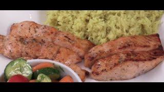 Broiled Salmon With HerbsSimple And Fast [upl. by Bayless]