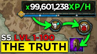 Updated New Fastest Method 1100 in Season 5 Diablo 4 [upl. by Yanej364]