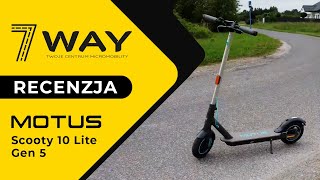 Recenzja Motus Scooty 10 Lite gen 5  Łukasz Tester [upl. by Anitnauq]