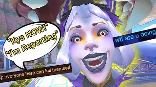 FEEDING Toxic Sombra LOSES IT  Overwatch 2 [upl. by Jeannie]