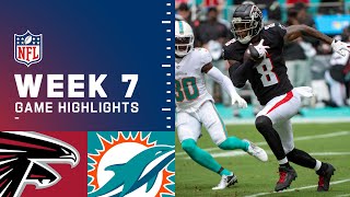 Falcons vs Dolphins Week 7 Highlights  NFL 2021 [upl. by Eirual516]