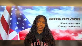 Aria Nelson 2425 Treasury Candidate [upl. by Llert]