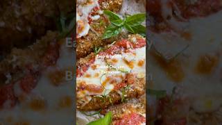 Healthy chicken Parmesan Full recipe tomatotomatoeca recipe homemade chicken dinner easy [upl. by Ebony]