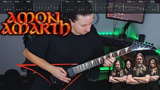 Amon Amarth  Deceiver Of The Gods  Guitar Cover WTABS 92 [upl. by Zumstein]