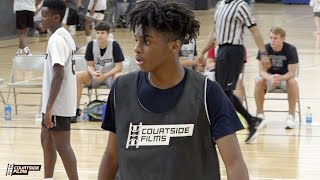 TOUGHEST 7TH GRADER IN THE MIDWEST Navon Shabazz Highlights From the Courtside June Camp [upl. by Ashly]