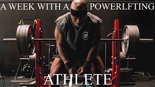 THE CALM BEFORE THE STORM  A WEEK WITH A POWERLIFTING ATHLETE  DELOAD AUSTIN TRIP AND MORE [upl. by Behre]