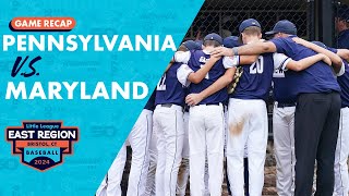 Game Highlights Maryland vs Pennsylvania  Little League Baseball MidAtlantic Region Tournament [upl. by Ingrim]