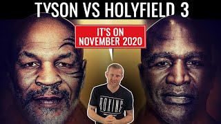 MIKE TYSON VS EVANDER HOLYFIELD 3  November 2020 [upl. by Clabo]