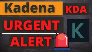 Kadena KDA Coin Price News Today  Price Prediction and Technical Analysis [upl. by Addis102]