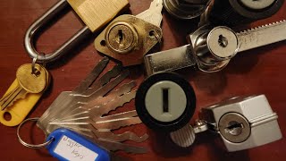 Opening Locks with Jiggler Keys Wafers and Pin Tumblers Lock Picking Locksport [upl. by Elawalo]