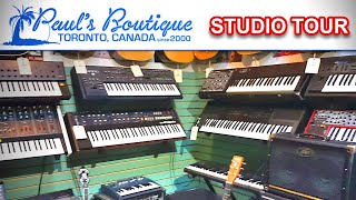 PAULS BOUTIQUE  Music Store Tour amp Synth Studio  Toronto Canada [upl. by Ahsyak]