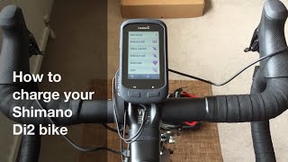 How to charge your Shimano Di2 [upl. by Nets]