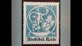 Briefmarken Deutsches Reich selten [upl. by Ahsaeit25]