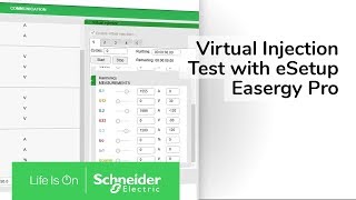 Easergy P3  Virtual injection Test with eSetup Easergy Pro [upl. by Emmi]