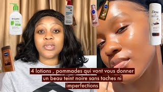 5 POMMADES pour un beau teint noire ciré clarifié anti tâches sans hyperpigmentation Angele DEGIDES [upl. by Ordnazil36]