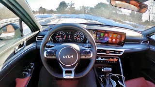 2022 Kia K5 GTLine AWD Sedan  POV Driving Impressions [upl. by Leal630]