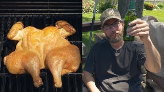 Grill amp Chill Spatchcock Chicken Tutorial [upl. by Enaitsirk]