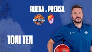 Rueda de prensa Toni Ten  Baloncesto Fuenlabrada VS UEMC Real Valladolid [upl. by Ttelrahc]