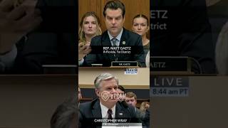 Rep Gaetz Questions FBI Director Wray on Resource Diverting from Trump to Bolton [upl. by Denis935]