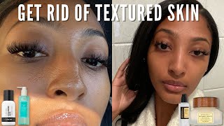 How to smooth DRY  TEXTURED SKIN Winter skincare routine for glass skin [upl. by Ahsart]