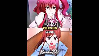 Tsundere Mog Battle🗿Stella VS Ayane🗿shorts anime edit animeedit animeshorts fyp trending [upl. by Oiralih]