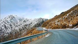 Road to Remarkables Mt Queenstown New Zealand [upl. by Ettezoj]