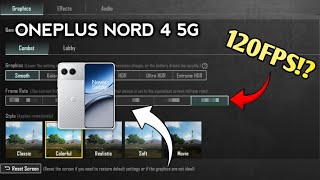 ONEPLUS NORD 4 BGMIPUBG TEST  BGMI GRAPHICS TEST IN ONEPLUS NORD 4  120 FPS  90 FPS  ArshPlayz [upl. by Naux]