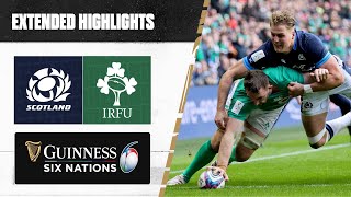 WHAT AN ENCOUNTER 🔥  Extended Highlights  Scotland v Ireland [upl. by Aube]