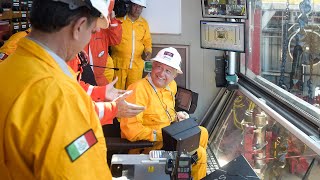 Visita al pozo petrolero Xikin en Tabasco [upl. by Roel]