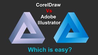 Coreldraw vs illustrator same logo design which is easy [upl. by Hennessy987]