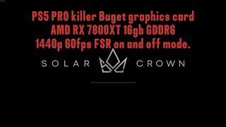 Test Drive Unlimited Solar Crown AMD RX 7800XT 16gb GDDR6 1440P 60fps FSR on and off [upl. by Portwin]