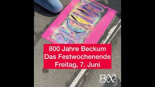 800 Jahre Beckum – Das Jubiläumswochenende – Freitag 8 Juni [upl. by Eboj]