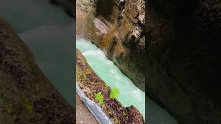 Mesmerizing Partnachklamm Gorge Stunning Waterfalls amp Flowing River in GarmischPartenkirchen [upl. by Llehsal]